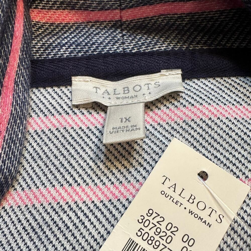New Talbots Sweatshirt sz 1X Pull over Cowl neck sweatshirt - Picture 7 of 7